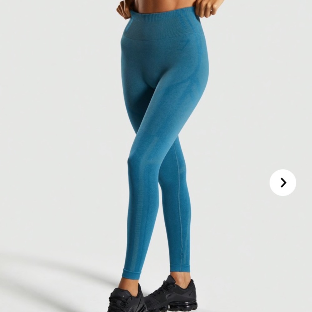 Gymshark Geo Seamless Leggings (Teal)